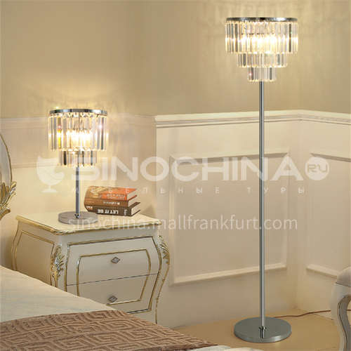 Simple and light luxury led crystal table lamp bedroom table lamp study bedside lamp luxury table lamp lighting-GD-213